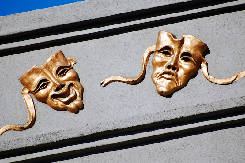 Theater masks