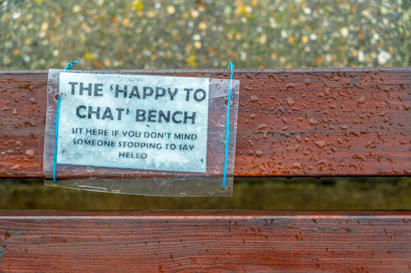 The Happy To Chat Bench