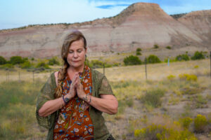 Heather Hagaman, a trauma-informed yoga therapist in recovery
