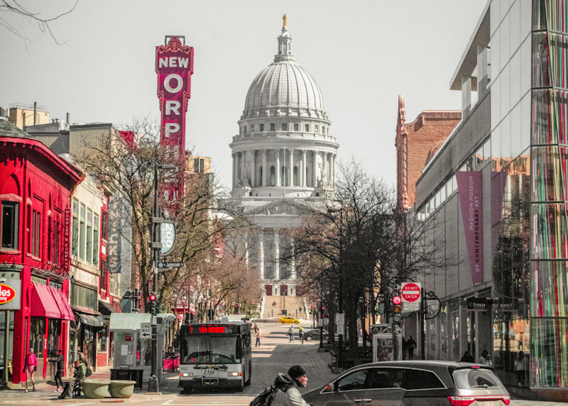 Madison, Wisconsin, downtown