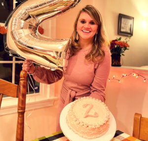 Annie Zimmerman's soberversary cake